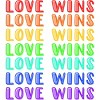 Adult Design By Humans Humans Love Wins Pride Repeat By CNTT668 T-Shirt - 2 of 2