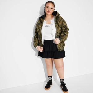 Women's Hooded Canvas Jacket - Wild Fable™ - 1 of 3