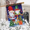 Christmas Gnomes House Flag Holiday Humor Elf Presents 28" x 40" Briarwood Lane - 4 of 4