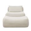 CAVINAS Large Indoor Bean Bag Chair, Lazy Beanbag Sofa with Waist Pillow & Ottoman - 2 of 4