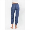Women's Denim Cargo Joggers - sneak peek - 2 of 3