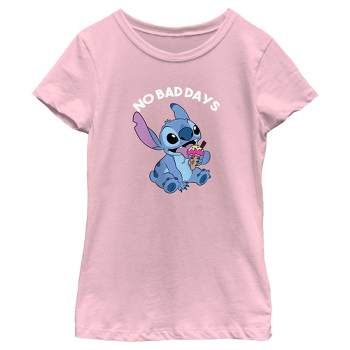 Girl's Lilo & Stitch I Tried Relaxed Stitch T-shirt - Light Pink - Small :  Target