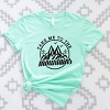 Simply Sage Market Take Me To The Mountains Circle Short Sleeve Tee - S - Mint - 3 of 4