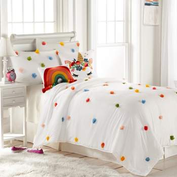 Rainbow Pom Comforter Set - Levtex Home