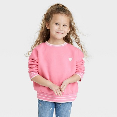 Toddler Hearts Pullover - Cat & Jack™ Pink