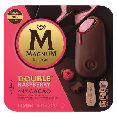 Magnum Double Raspberry Ice Cream Bars - 3ct: REAL Seal Certified