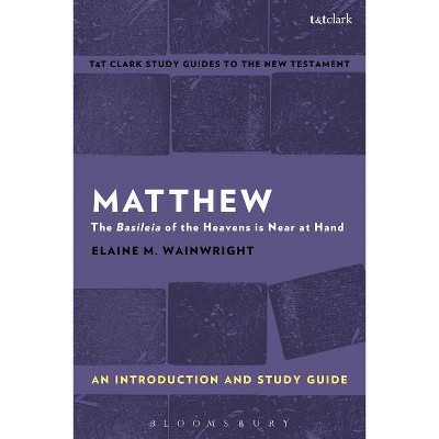 Matthew: An Introduction and Study Guide - (T&t Clark's Study Guides to the New Testament) by  Elaine M Wainwright (Paperback)