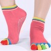 Solid Color Rainbow Toe Socks from the Sock Panda (Women's Sizes, Adult Medium) - 2 of 3