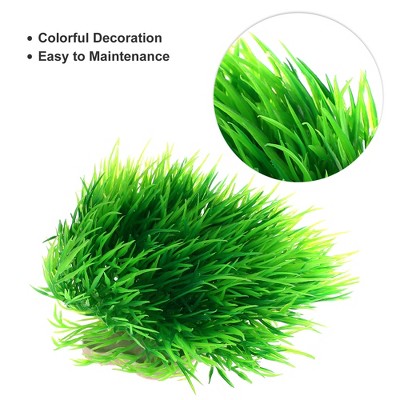 Unique Bargains Fish Tank Landscape Decoration Artificial Grass Ball 3.