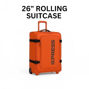 NEW YORK XPRESS TA-069 Waterproof Expandable, Soft Shell Suitcase (17", 20", 26", 30") - 1 of 4