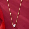 Pure Collection by Ross-Simons 4-5mm Cultured Pearl Station Necklace in 14kt Yellow Gold Size 16 - 3 of 4