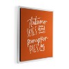 Chelcey Tate Autumn Skies And Pumpkin Pies Orange Framed Art Canvas - Society6 - 2 of 3