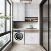 White Marble Textured Peel and Stick Wallpaper Roll Self Adhesive and Waterproof Vinyl Contact Paper (Cover 36 sq. ft.) - 4 of 4
