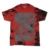 Attack on Titan Men's Anime Manga Tie Dye Adult Short Sleeve T-Shirt - 3 of 4