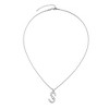 Adornia Silver Plated Mixed Stone Crystal Initial Necklace - 3 of 3