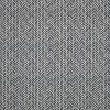 Set of 2 Indoor/Outdoor Herringbone Slate Reversible Chair Pad Gray - Pillow Perfect: Weather-Resistant, Tufted with Ties - 3 of 3