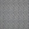 Set of 2 Indoor/Outdoor Herringbone Slate Reversible Chair Pad Gray - Pillow Perfect: Weather-Resistant, Tufted with Ties - image 3 of 3