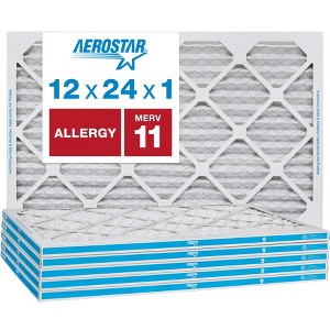 Aerostar AC Furnace Air Filter - Allergy - MERV 11 - Box of 6 - 1 of 4