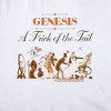 Genesis Trick of The Tail Women's Cap Sleeve Baby Rib Crop Top White - 3 of 4