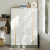 FUFU&GAGA Contemporary Sliding - door Closet: Aesthetic & Functional Storage Solution for Your Bedroom Modern Wardrobe with Adjustable Interior - 3 of 4
