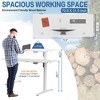 Celebalcony 71'' Adjustable Height Standing Office Desk, Computer Desks with Memory Preset, Splice Tabletop, White Frame - 2 of 4