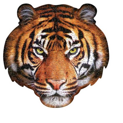 Madd Capp Games I AM Tiger 300 Piece Animal Head-Shaped Jigsaw Puzzle