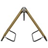 vidaXL Folding Sun Lounger Taupe Steel - 4 of 4