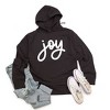 Simply Sage Market Women's Graphic Hoodie Joy Bold Cursive - 2 of 2
