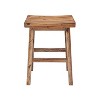26" Durango Industrial Wood Counter Height Barstool Dark Brown - Alaterre Furniture - 2 of 4
