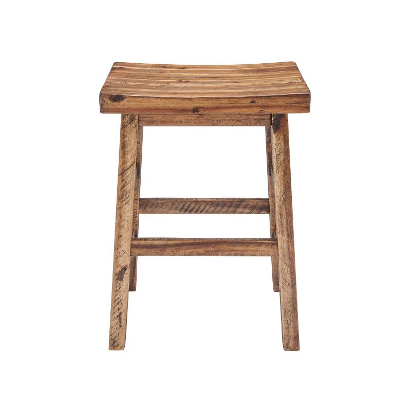26&#34; Durango Industrial Wood Counter Height Barstool Dark Brown - Alaterre Furniture, 3 of 7
