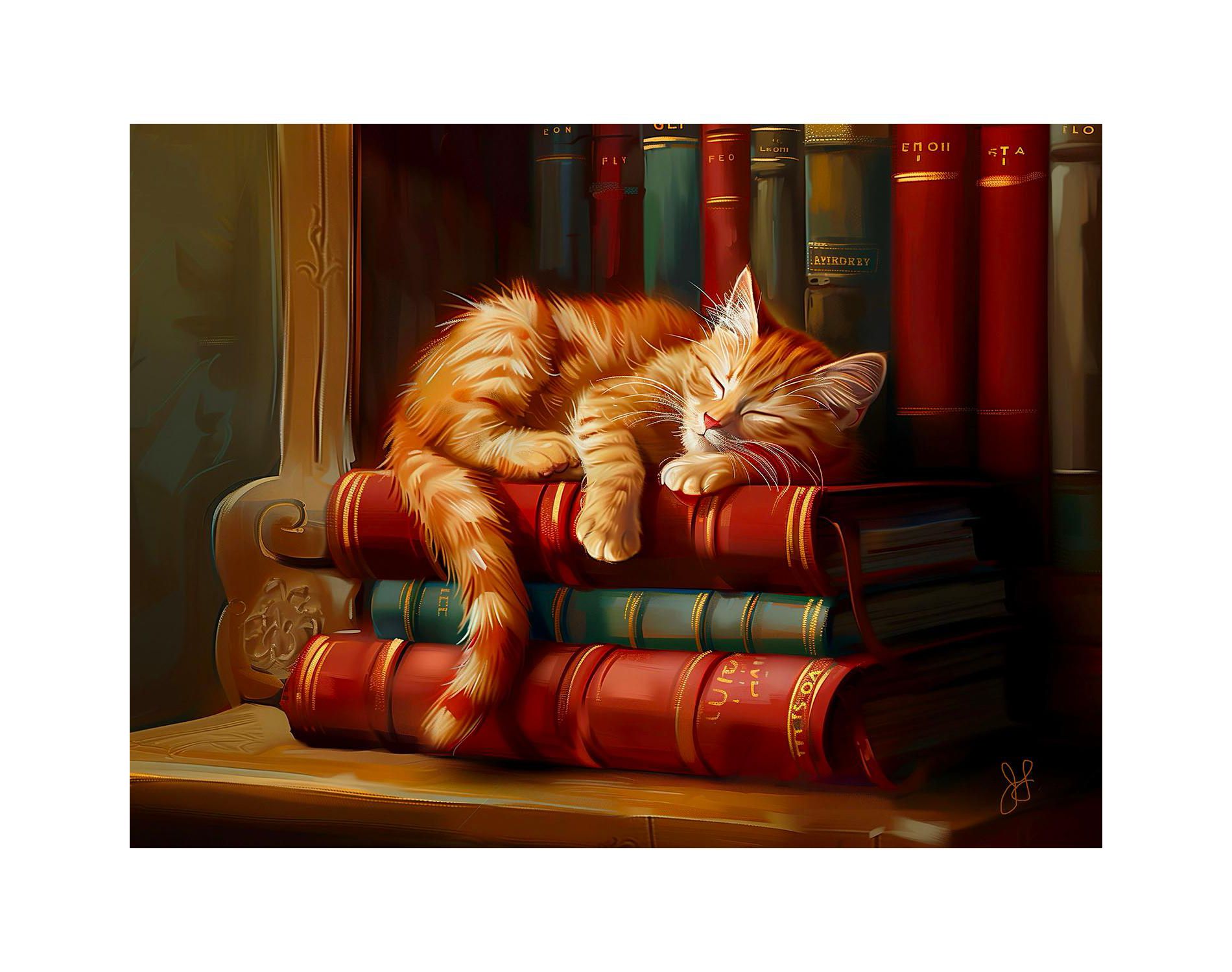Sunsout Library Nap 1000 pc Jigsaw Puzzle 77103