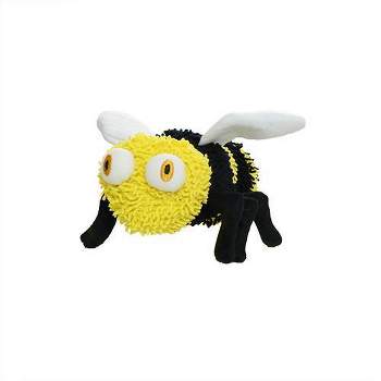 Mighty Microfiber Ball Bee Dog Toy - M