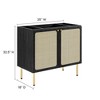 Modway Chaucer 36" Bathroom Vanity Cabinet – Freestanding Design with Storage Shelf (Sink Basin Not Included) - 2 of 4