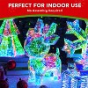 Joyfy 15'' Iridescent Reindeer Light Decorations with 150 Cool White LED Lights for Christmas Indoor Outdoor Holiday, Christmas Eve Night Decoration - 3 of 4