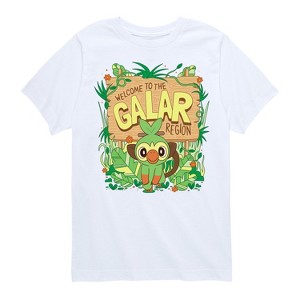 Boys' - Pokémon - Grookey Galar Short Sleeve Graphic T-Shirt - 1 of 4