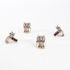 Saro Lifestyle Owl Napkin Ring, Bronze (Set of 4) - 2 of 4