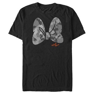 Men's Mickey & Friends Camo Bow T-Shirt - 1 of 4