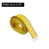 Unique Bargains Flexible Tailor Craft Ruler Tape Measure Yellow 120" 1 Pc - 2 of 4