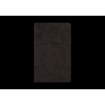 ESV Premium Church Bible, Large Print, Red Letter (Trutone, Black) - (Leather Bound)