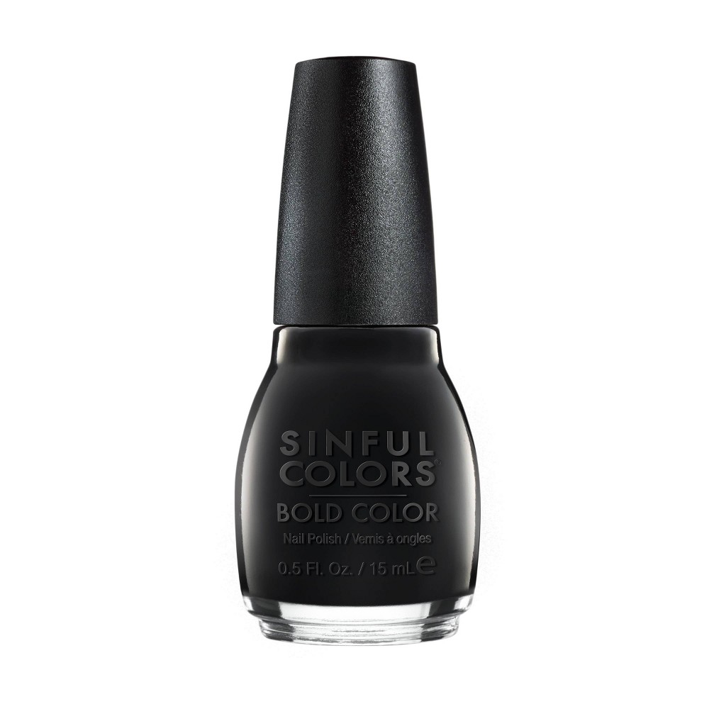 UPC 094600000034 product image for Sinful Colors Bold Color Nail Polish - Black On Black - 0.5 fl oz | upcitemdb.com