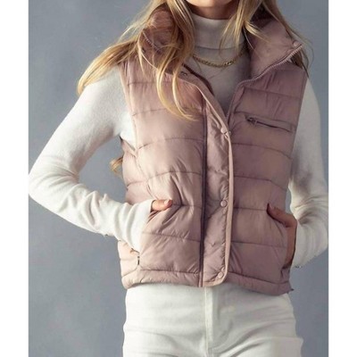 Women's Quilted Puffer Vest - Urban Daizy