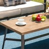 Captiva Designs 4pc 5-Seat Outdoor Patio Sofa Conversation Set with rope-Woven Rattan Chairs - 4 of 4