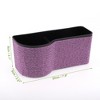Unique Bargains Car Trash Can W/ Hook Hanging Front Rear Seats Rhinestone Trash Bin Pink 1 Pc - 3 of 4