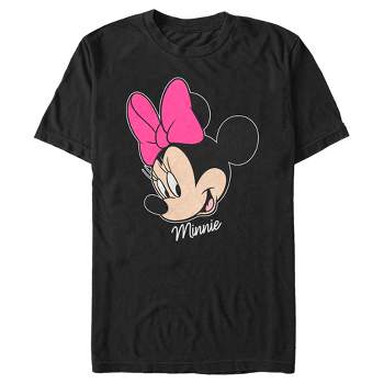 Men's Mickey & Friends Minnie Mouse Big Face T-Shirt