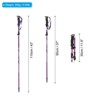 Unique Bargains Aluminum Alloy Collapsible Hiking Trekking Pole with Mud Basket - 2 of 4