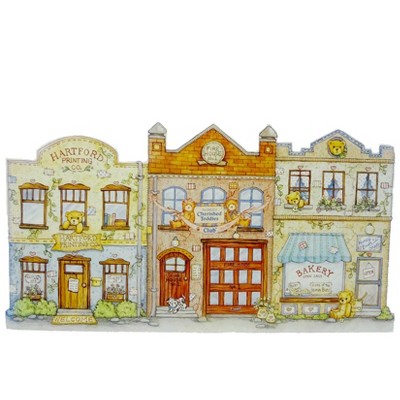 Cherished Teddies Town Backdrop Cherished Teddy Club  -  Decorative Figurines