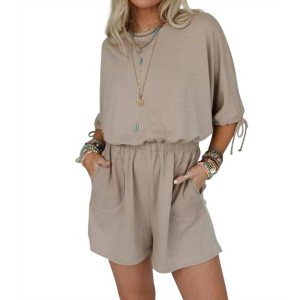 Women's Carolina Comfy Romper - three bird nest - 1 of 3