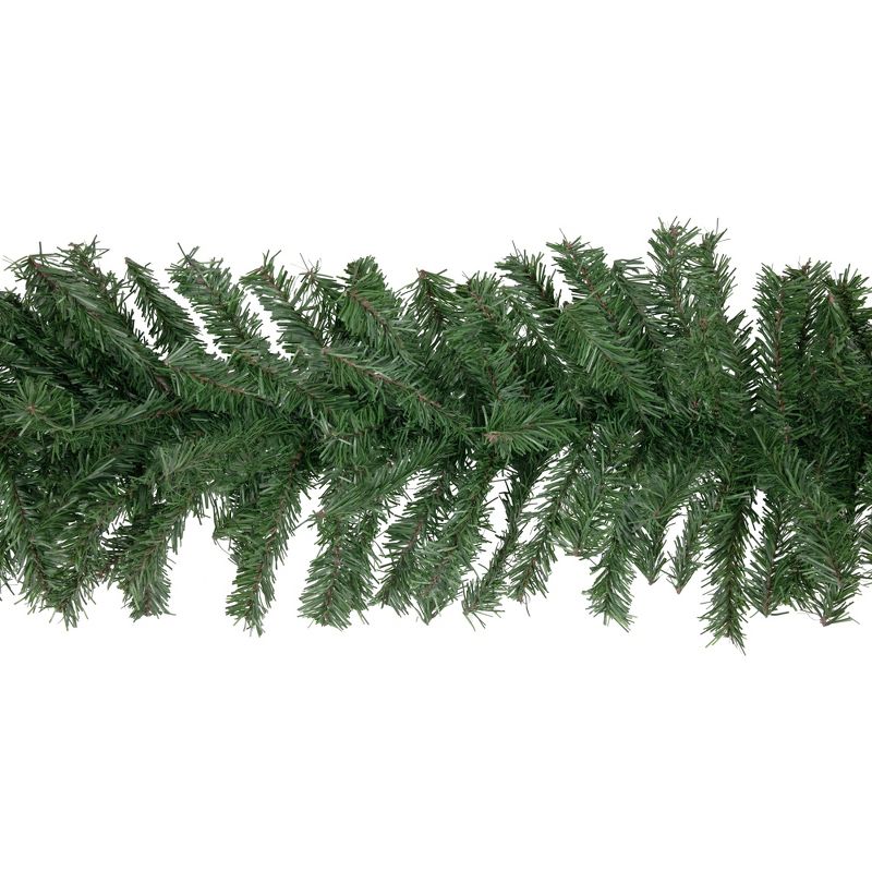 Northlight 9' x 12" Unlit Canadian Pine 2-Tone Artificial Christmas Garland, 6 of 9