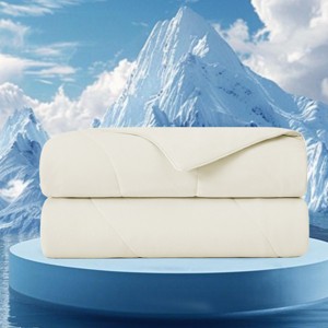 AENKYO Cooling Comforter for Hot Sleepers, Breathable Summer Bedding,Lightweight Breathable Bedding, Double-Sided Summer Quilt - 1 of 4
