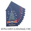 Unique Bargains Christmas Greeting Card Multicolored 4.5x3.1 Inch 10Pcs - 3 of 4